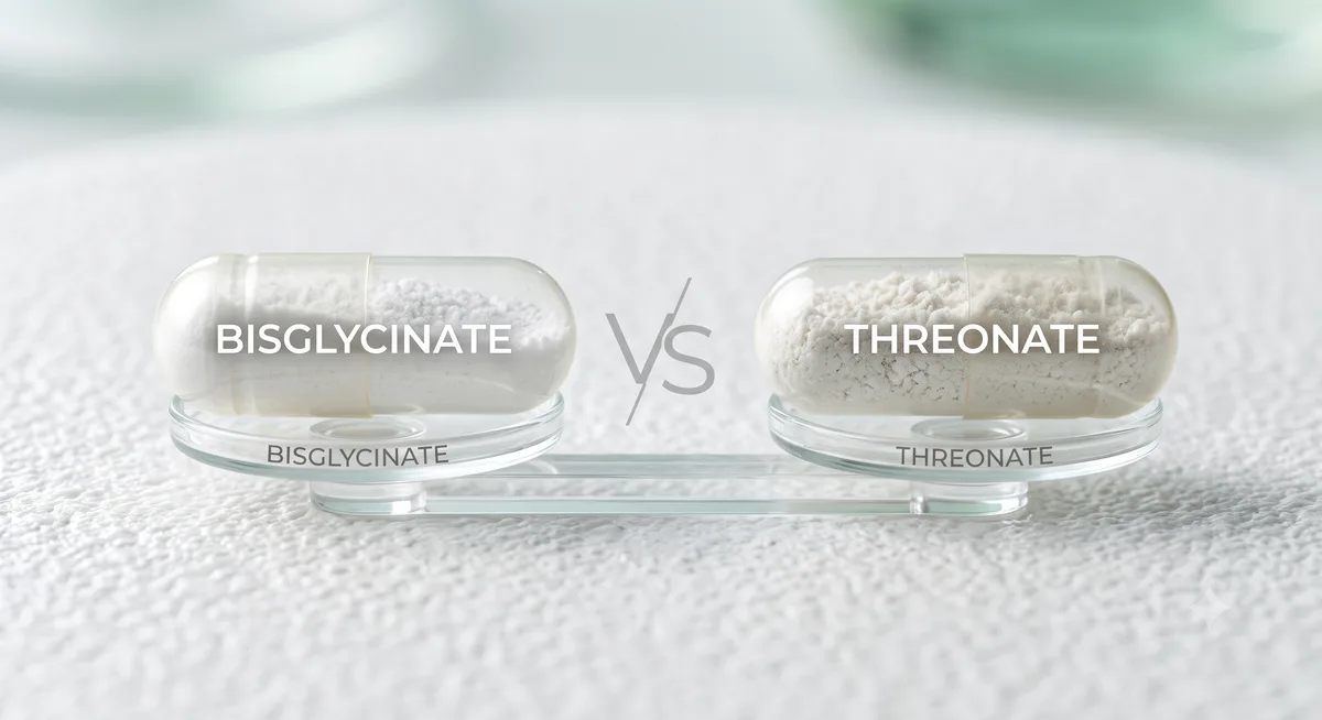 Différence entre magnésium bisglycinate et thréonate : comparaison complète